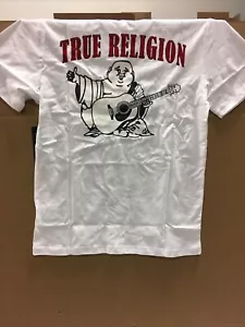 Nuovissima maglietta a maniche corte con logo True Religion Buddha taglia L - Foto 1 di 3