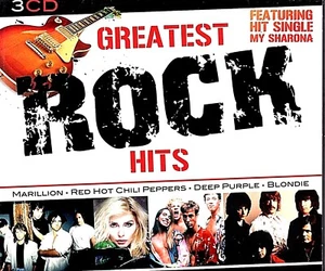 GREATEST ROCK HITS, 3 CD'S: DEEP PURPLE, MOODY BLUES & VARIOUS - 55 HITS, SEALED - Picture 1 of 3