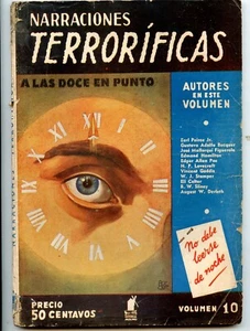 NARRACIONES TERRORIFICAS #10, Horror Pulp, Ed. Molino, 1939 - Picture 1 of 1