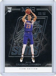 2019-20 Panini Noir Rookies Icon Edition /99 Cameron Johnson #184 Rookie RC - Picture 1 of 1