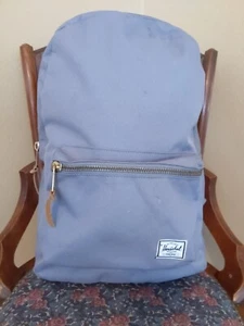 Herschel Canvas Rucksack - grau mit rot & weiß gestreiftem Futter - Bild 1 von 7