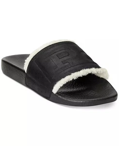 Ralph Lauren Men's Fleece sandals in Sizes 9 and 11 - Picture 1 of 4