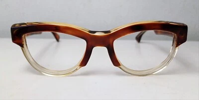 Vintage Glasses Geek 1980's ALAIN MIKLI made in France Depp Eyewear Old School  - Image 1 of 4
