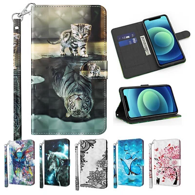 3D Painted Wallet Case Stand Cover For Sony Xperia 5 ii iii 10 iv iii ii 1 ii iv - Image 1 of 4