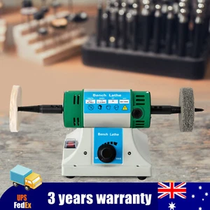 Multifunction Jewelry Rock Polishing Buffer Bench Lathe Polisher Machine 320 W! - Picture 1 of 23