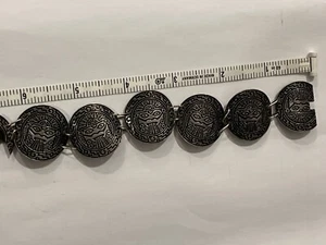 Women’s Bracelet Silver Mayan Theme - Picture 1 of 3