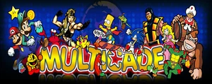 Carpa Multicade Arcade Classics para encabezado de reproducción/letrero retroiluminado - Imagen 1 de 1