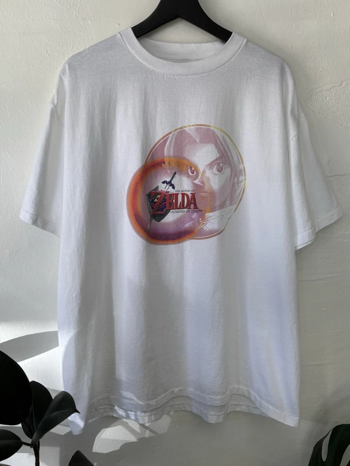 Camiseta Vintage Legend of Zelda Ocarina of Time N64 (XL) Foto 1 de 3