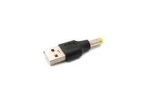 SYSTEM-S Dc Adapter 20V 5,5 x 1,7 Plug To USB 2.0 Plug Cable IN Black - Afbeelding 1 van 4