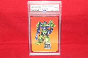 1985 Hasbro Transformers Constructicons Devastator Decepticons Card # 115 PSA 9 - Picture 1 of 2
