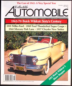 COLLECTIBLE AUTOMOBILE December 1988 - Picture 1 of 2