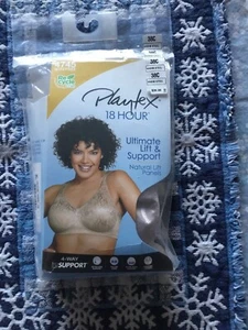 Playtex 18 Hr Bra 38C Nude Lift & Support - Picture 1 of 6