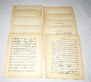Beriot Op 99 Concerto 8 Sheet Music for Alto Hautbois 3 & 4 Cors Pistons + - Picture 1 of 1