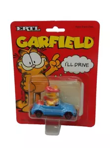 Ertl 1990 Garfield I'll Drive Car NOC - Picture 1 of 4