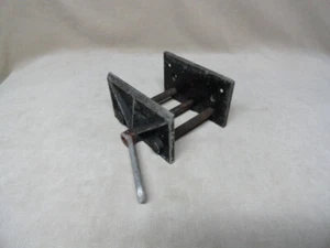 Woodworking Vise Elliott Mfg Co Quick Open Close Vintage Aluminum Milford Conn - Picture 1 of 10