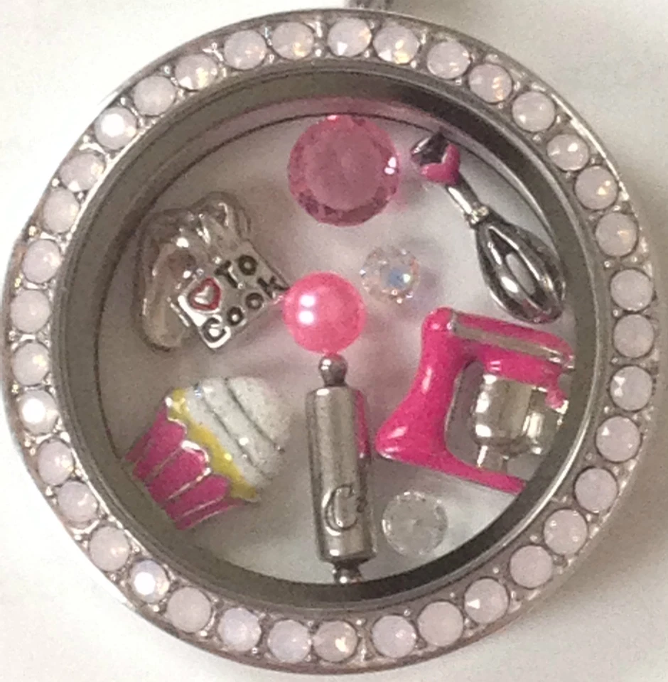 ❤️BÚHO ORIGAMI ~ ÓPALO DE AGUA ROSA ~ MEDALLÓN Y 6 DIJES Plus 👩‍🍳 Me encanta cocinar❤️ Foto 1 de 4