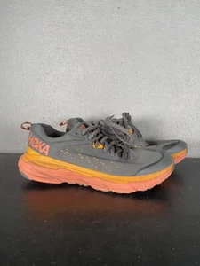 Hoka One One Womens Challenger ATR 6 Running Shoes Gray Orange Pink Size 8.5 B - Picture 1 of 10