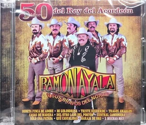 Los Bravos del Norte de Ramón Ayala – 50 Años Del Rey Del Acordeon (2023,CD+DVD) - Picture 1 of 2