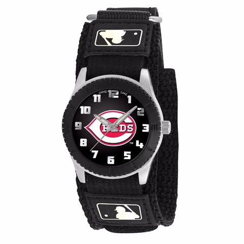 Cincinnati Reds Kids Rookie Watch Black Game Time MLB-ROB-CIN Youth Boys Child Cover