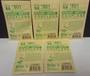 Kadee 801 Brown Magnetic Knuckle Couplers 5 Packs / 10 Couplers Plastic O Scale - Picture 1 of 3