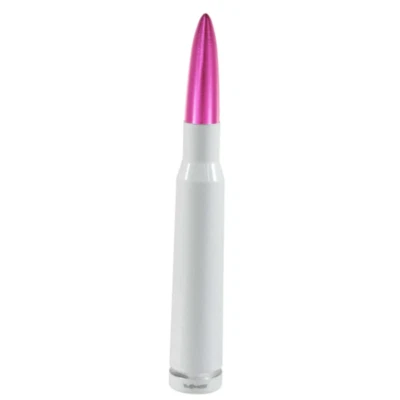 White and Pink VMS Bullet Antenna for Dodge Ram Trucks Fits All Year Models - Image 1 of 3