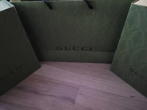 Gucci Shopping Bags And Boxes Lot Of 4 - Picture 1 of 8