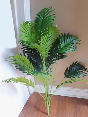 26" Height  Artificial Plant Green Tree Grass Lifelike Leaf  Palm Bush (#118) - Image 1 of 4