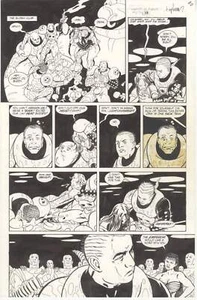 Warriors of Plasm #8 pg 23 Original Comic Art by David Lapham - Picture 1 of 1
