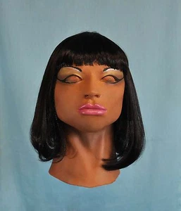 Female Mask Venessa SPT Latex Masks! With Wig Made in America - Picture 1 of 4