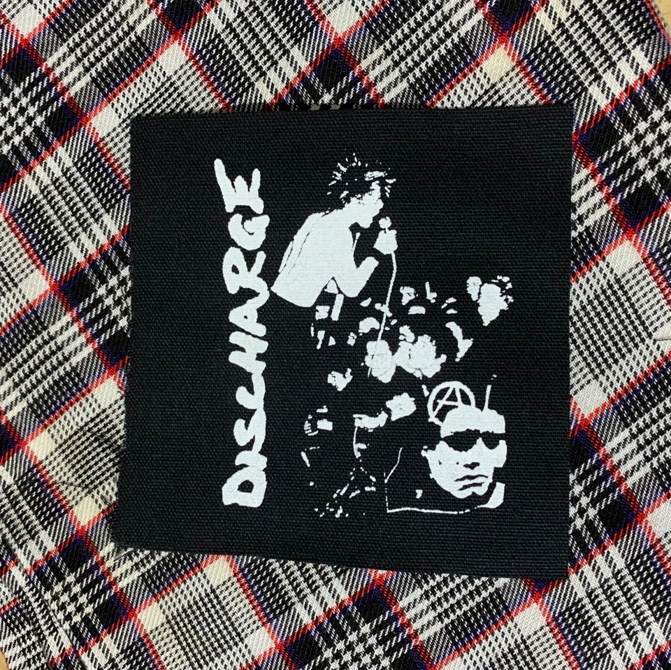 Discharge: Stage DIY Patch- Punk Crust Black Flag Off Leftover Crack Oi