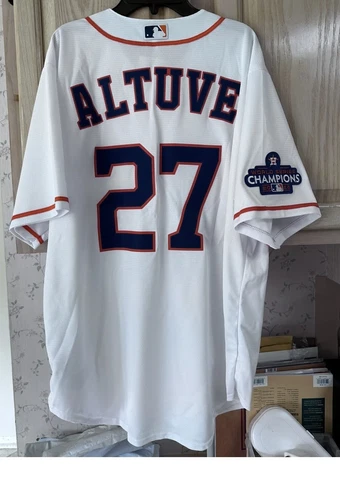 Jose Altuve Houston Astros 2022 World Series Champions Home Jersey XL Cover
