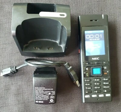 NEC G566D DECT Handset w/ Charger Base & 4gb Micro SD Card Tested Guaranteed  - Image 1 of 4