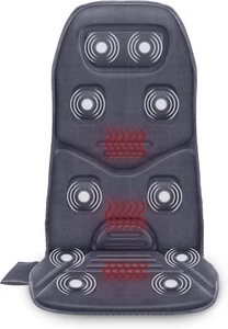 Massagesitzauflage mit Wärme -10 Vibrationsmotoren,Rückenmassagefür StühlCF-220 - Bild 1 von 8