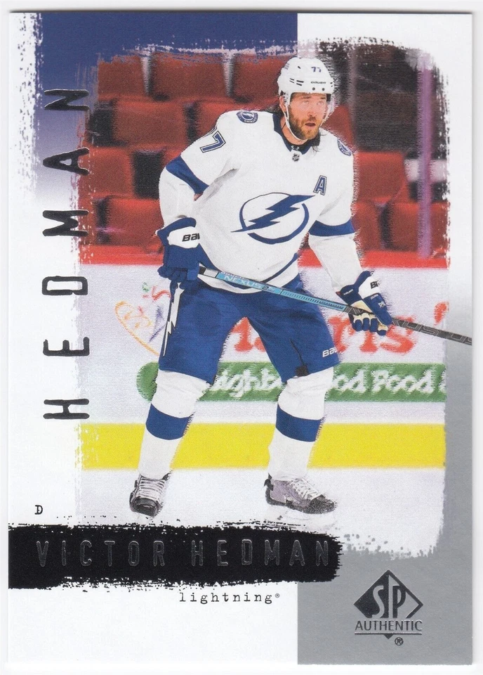 2020-21 UD SP Authentic 2000-01 Retro VICTOR HEDMAN #R3 Tampa Bay Lightning - Image 1 of 1