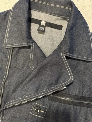 De Colección Marithe Francois Girbaud Denim Jean Jkt Para Hombres Talla Suelto XL Se Ajusta a Ribete XXL Foto 1 de 4