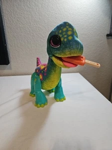 Brachiosaurio interactivo FurReal "Snackin' Sam el dinosaurio" con helada. Probado - Imagen 1 de 4