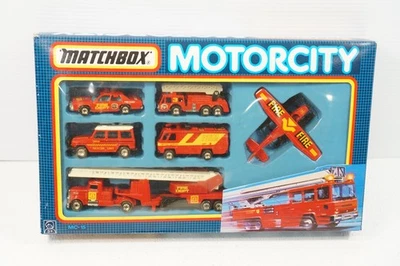 Matchbox MotorCity MC-15 Fire Vehicle Gift Set - Image 1 of 4