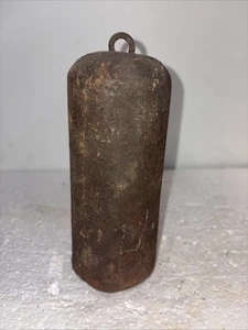 Antique Cast Iron Grandfather Clock Weight- GW#7 - Picture 1 of 4
