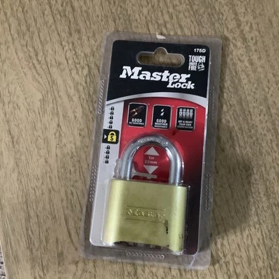 Combination Padlock 2" inch Wide.Master Lock No. 175D Resettable - Image 1 of 4