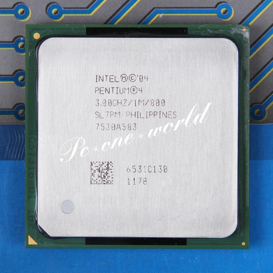 Intel Pentium 4 3 GHz 1M/800MHz Processor CPU Socket 478 SL7PM SL7E4 Processor - Image 1 of 1