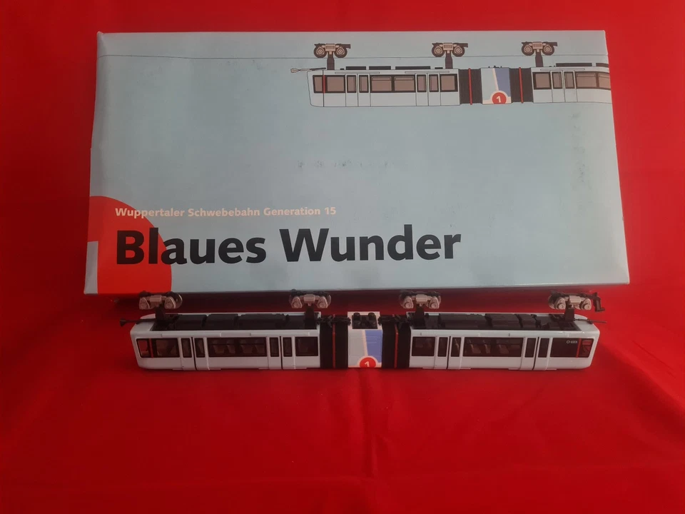Modellbahn H0 1:87 Wuppertaler Schwebebahn Generation 15 Blaues Wunder Herpa - Bild 1 von 4