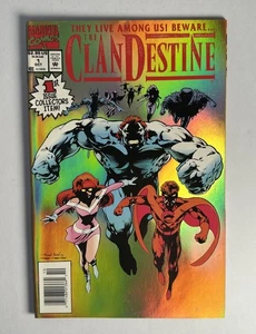 ClanDestine #1 VF/NM ( 1st Appearance Adam Destine- Gold Foil-Ms. Marvel TV Show - Picture 1 of 8