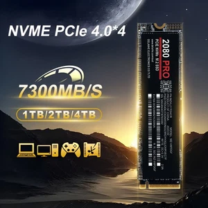 High Transfer Speed 1/2/4TB 2080 PRO PCIe 4.0 NVMe M.2 Hard Drive SSD - Afbeelding 1 van 16