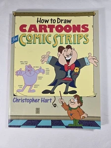 How to Draw Cartoons for Comic Strips 1988 First Printing Book Drawing Animation - Bild 1 von 24