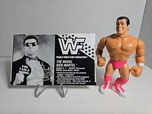 WWF 1992 Hasbro "The Model" Rick Martel Series 5 Wrestling Figure W /Bio Card - Picture 1 of 7