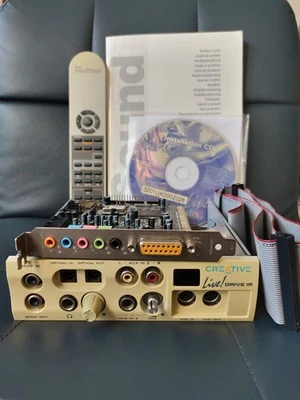 Creative Labs Sound Blaster Live! 5.1 SB0060 PCI Sound Card and Drive IR SB0010 - Image 1 of 4