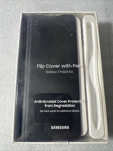 Custodia flip cover per Samsung Galaxy Z Fold3 5G - nera *NO SOLO CUSTODIA S-PEN* - Foto 1 di 5