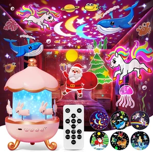 Sternenhimmel Projektor mit 15 Filmen  Musik,drehbar, Nachtlicht Geschenk Kinder - Bild 1 von 11