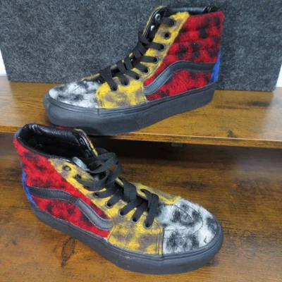 Zapatos de plataforma Vans Sk8-Hi difusos con estampado de leopardo de 1" 6 M/7,5 W unisex Foto 1 de 4