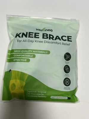 Wellnee Knee Brace For All Day the Discomfort Relief One-Size-Fits-All FAST SHIP - Image 1 of 4